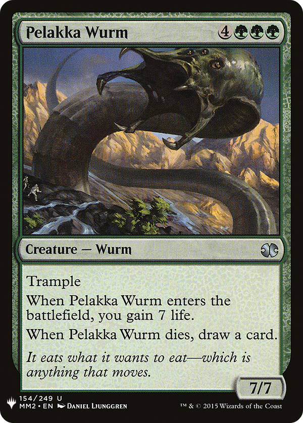 Pelakka Wurm (LIST-154) - The List