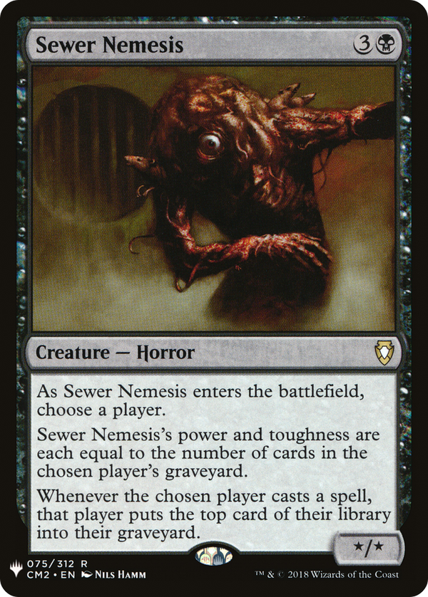 Sewer Nemesis (LIST-075/312) - The List