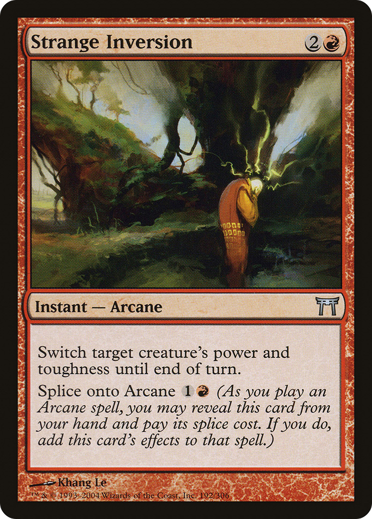 Strange Inversion (CHK-192) - Champions of Kamigawa