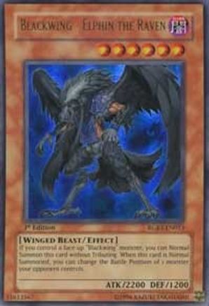 Blackwing - Elphin the Raven (RGBT-EN013) - Raging Battle 1st Edition