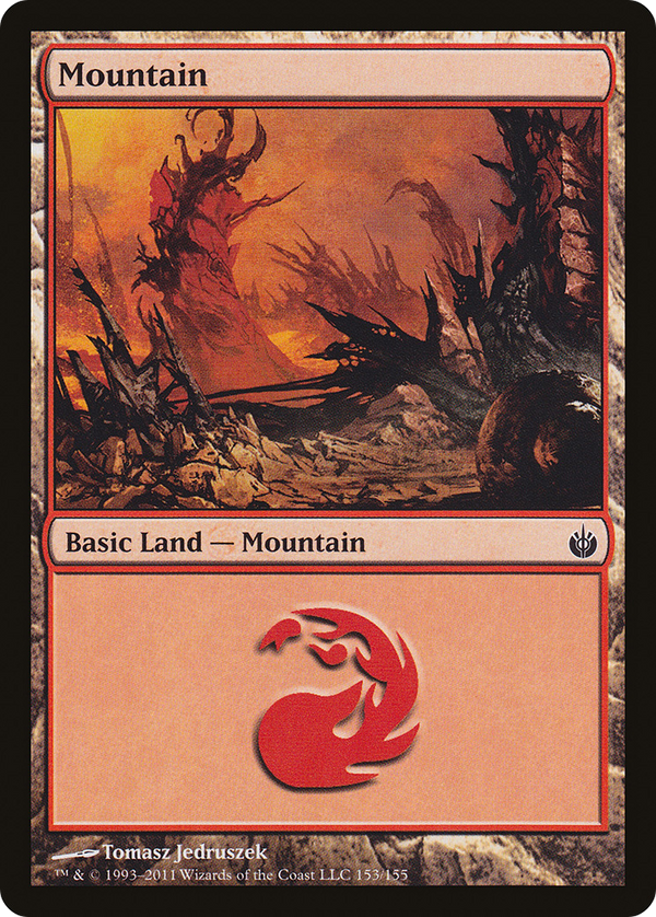 Mountain (153) (MBS-153) - Mirrodin Besieged