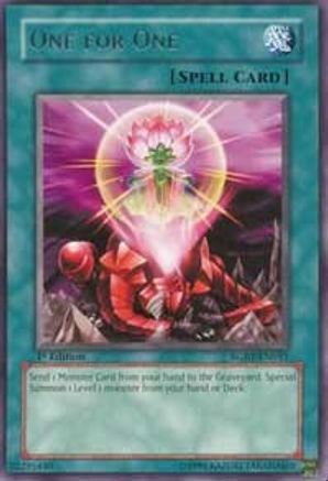 One for One (RGBT-EN045) - Raging Battle 1st Edition