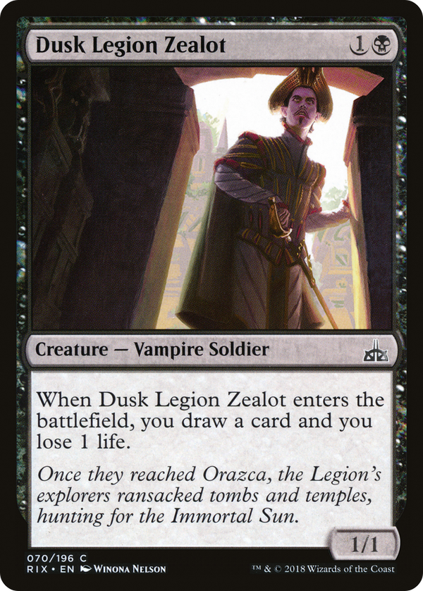 Dusk Legion Zealot (RIX-070) - Rivals of Ixalan
