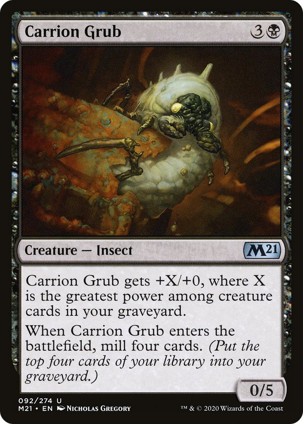 Carrion Grub (M21-092) - Core Set 2021 Foil