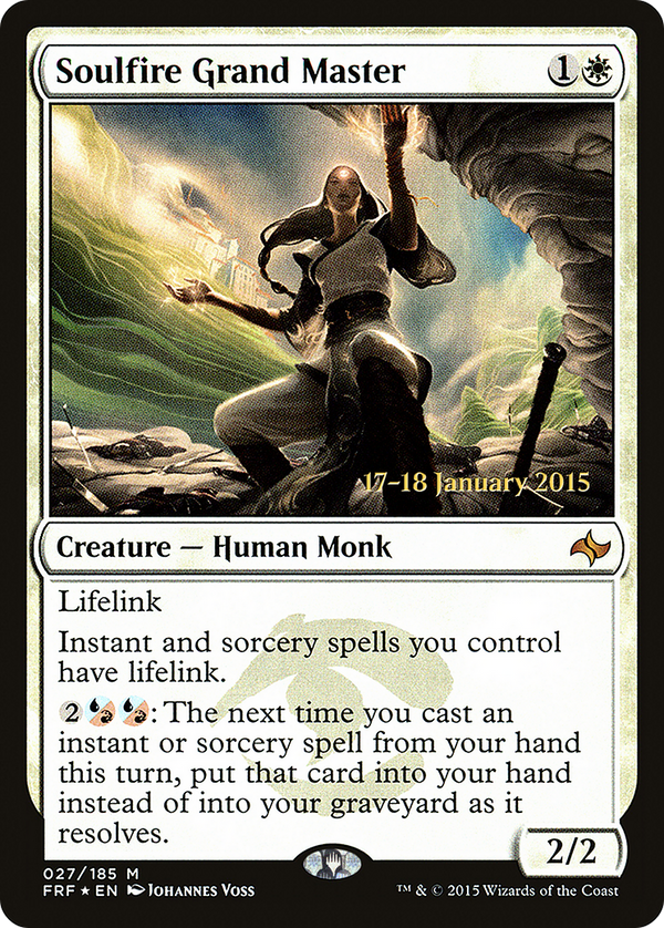 Soulfire Grand Master (PRE-027) - Fate Reforged Promos Foil