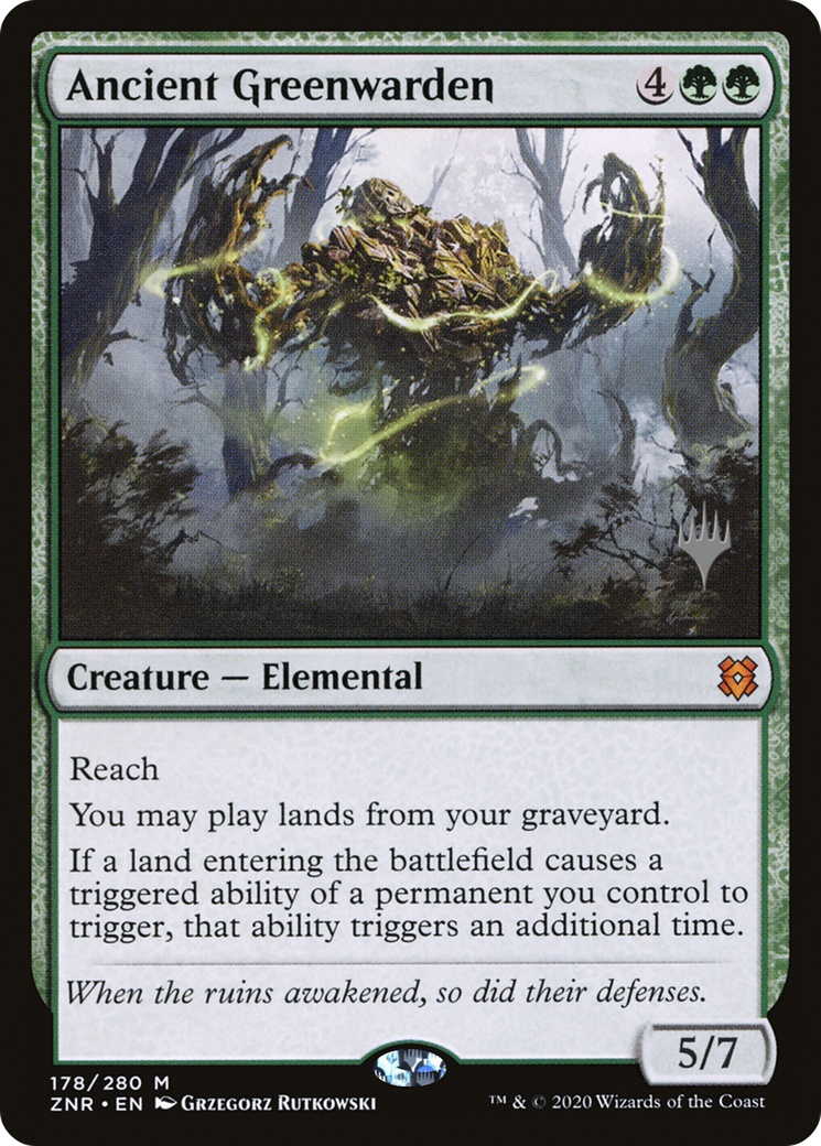 Ancient Greenwarden (PPZNR-178) - Zendikar Rising Promos