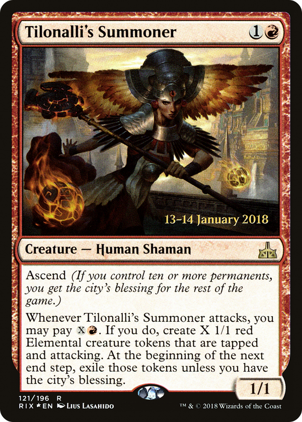 Tilonalli's Summoner (PRE-121) - Rivals of Ixalan Promos Foil