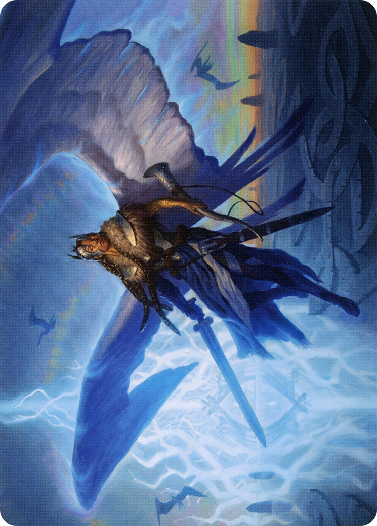 Righteous Valkyrie // Righteous Valkyrie (ASKHM-006) - Art Series: Kaldheim (Borderless) Foil
