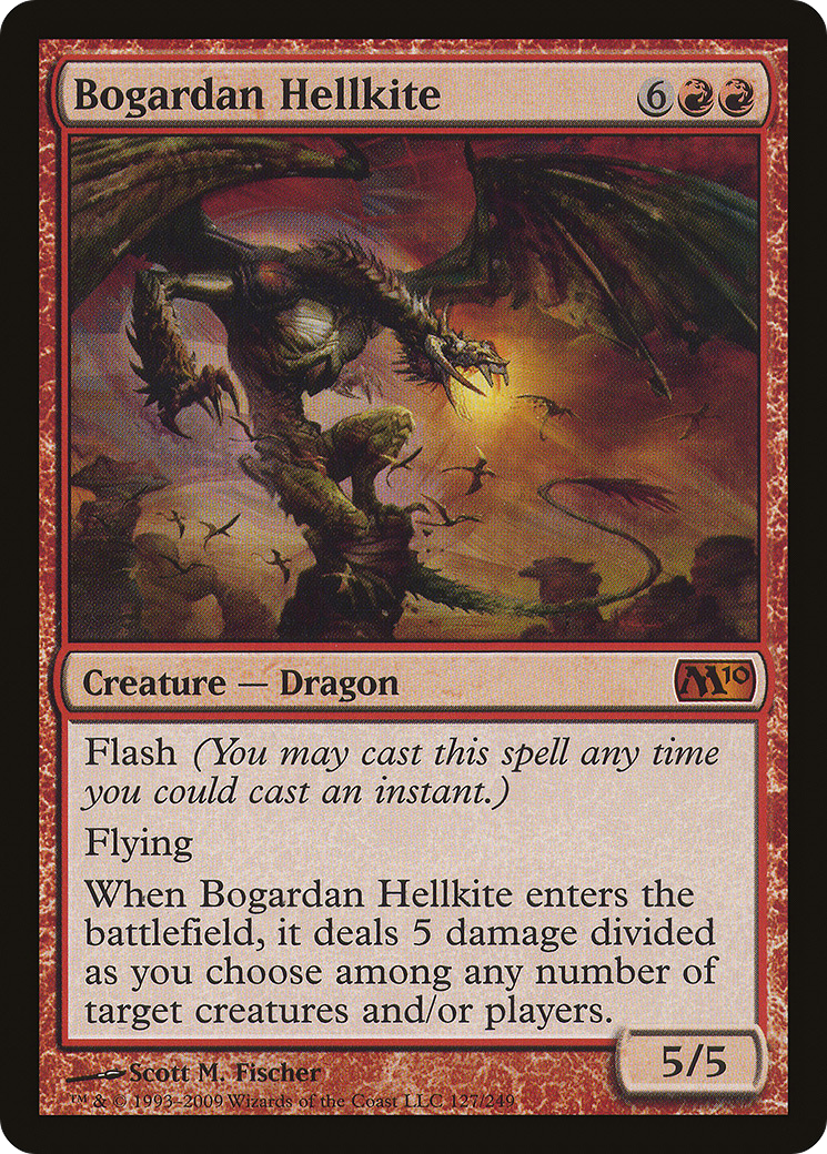Bogardan Hellkite (M10-127) - Magic 2010 Foil