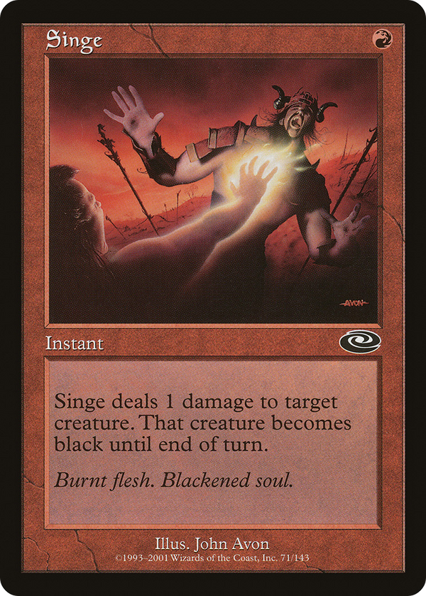 Singe (PLS-071) - Planeshift Foil