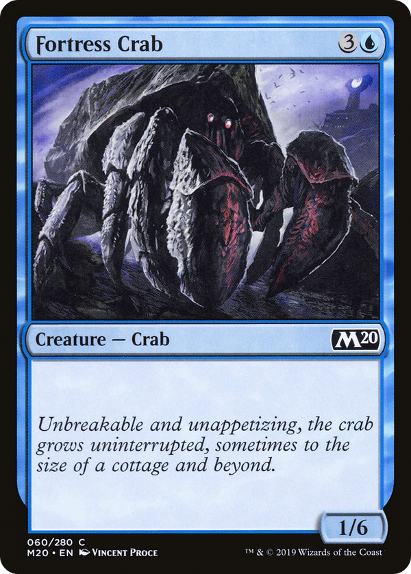Fortress Crab (M20-060) - Core Set 2020 Foil