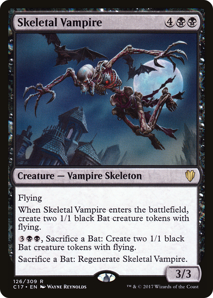 Skeletal Vampire (C17-126) - Commander 2017