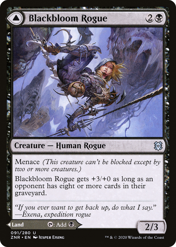 Blackbloom Rogue (ZNR-091) - Zendikar Rising