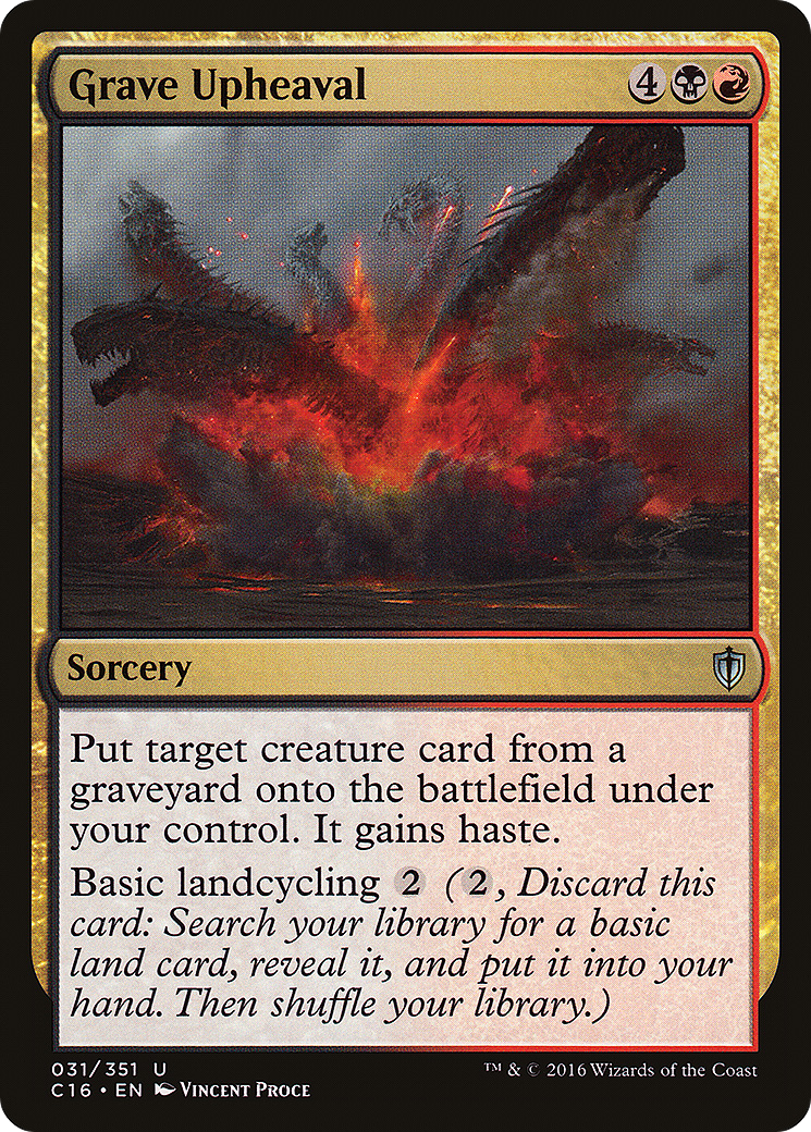 Grave Upheaval (C16-031) - Commander 2016