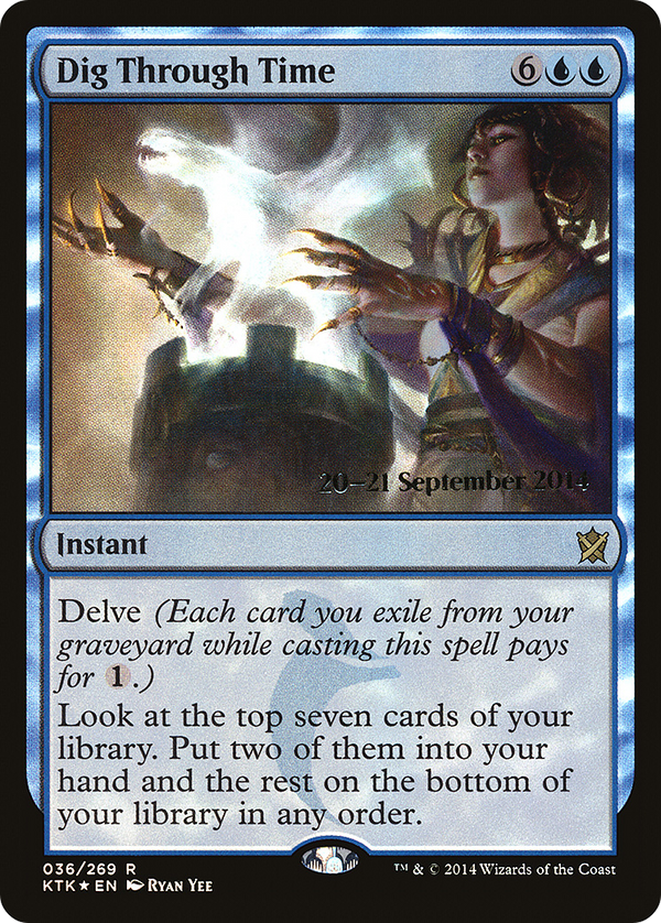 Dig Through Time (PRE-036) - Khans of Tarkir Promos Foil