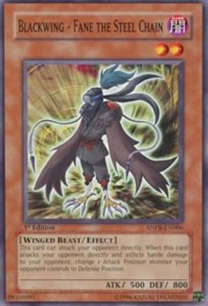 Blackwing - Fane the Steel Chain (ANPR-EN006) - Ancient Prophecy 1st Edition