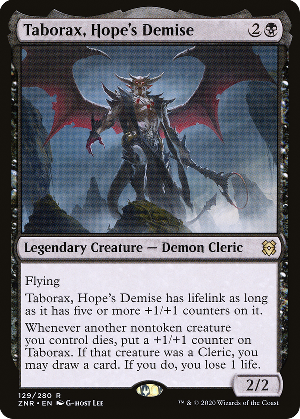 Taborax, Hope's Demise (ZNR-129) - Zendikar Rising Foil