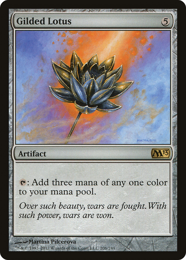 Gilded Lotus (M13-206) - Magic 2013 Foil
