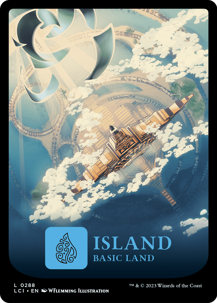 Island (0288) (LCI-288) - The Lost Caverns of Ixalan Foil