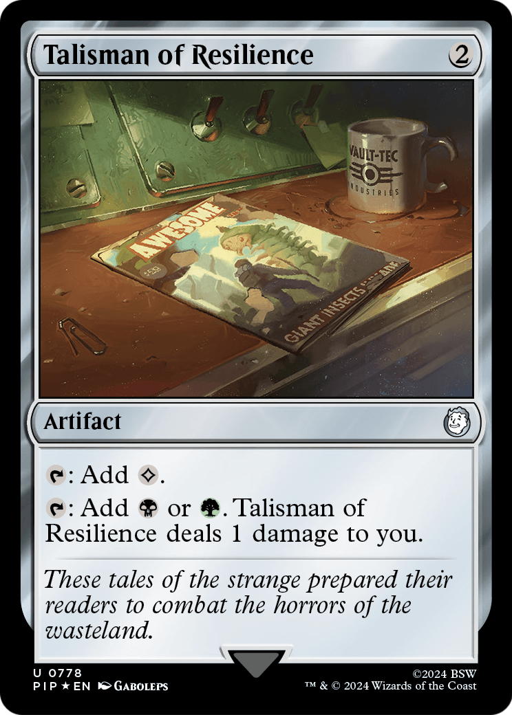Talisman of Resilience (Surge Foil) (PIP-778) - Fallout Foil