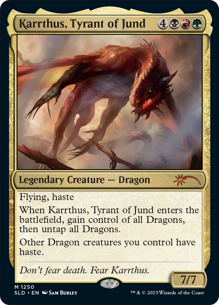 Karrthus, Tyrant of Jund (SLD-1250) - Secret Lair Drop Foil