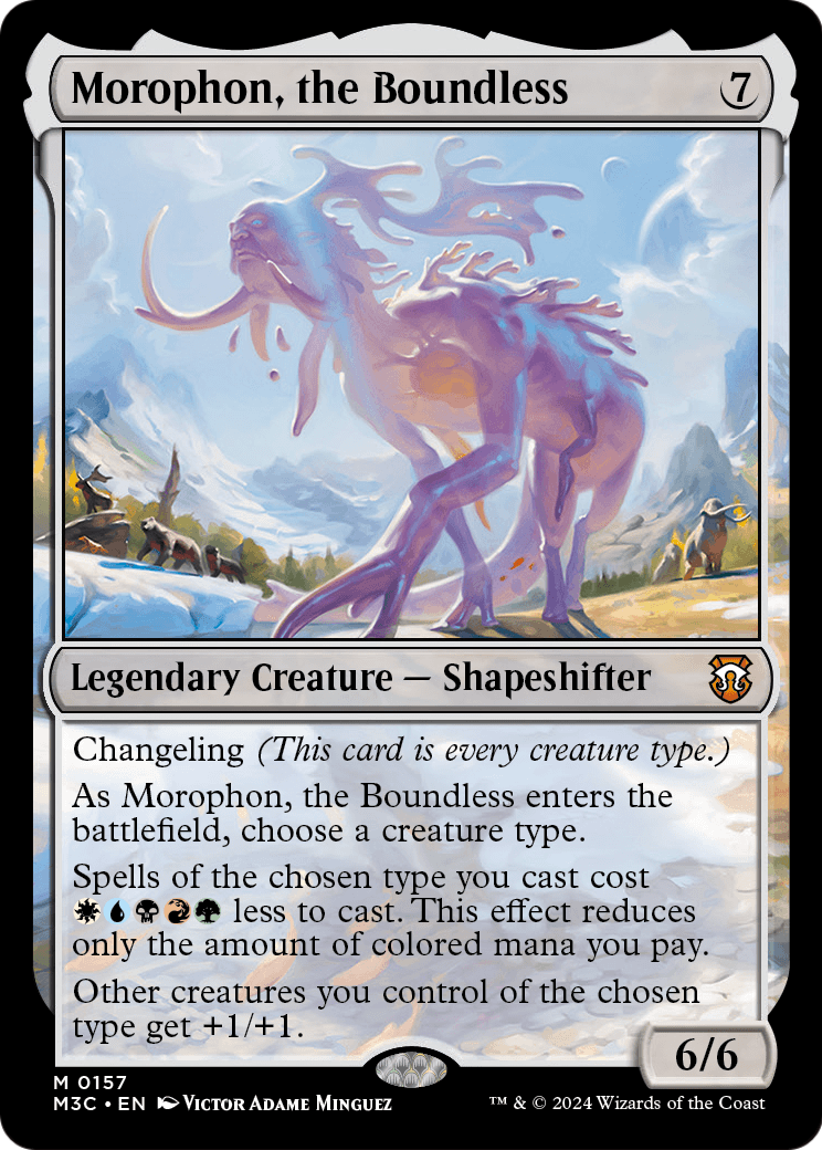 Morophon, the Boundless (M3C-157) - Modern Horizons 3 Commander