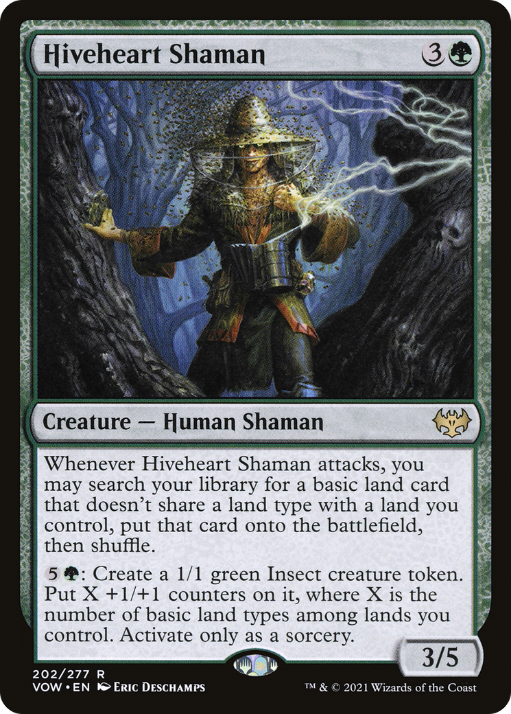 Hiveheart Shaman (VOW-202) - Innistrad: Crimson Vow Foil