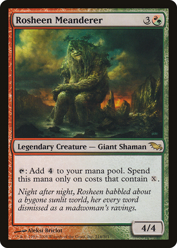 Rosheen Meanderer (SHM-214) - Shadowmoor Foil
