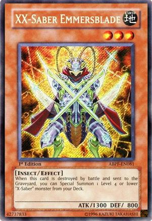 XX-Saber Emmersblade (ABPF-EN081) - Absolute Powerforce 1st Edition