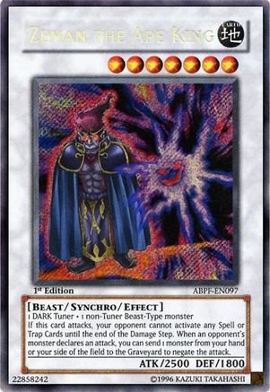 Zeman the Ape King (ABPF-EN097) - Absolute Powerforce 1st Edition