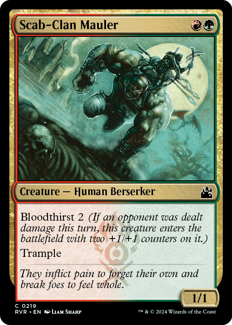 Scab-Clan Mauler (RVR-219) - Ravnica Remastered