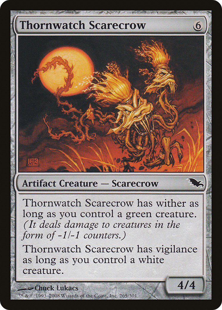 Thornwatch Scarecrow (SHM-265) - Shadowmoor Foil