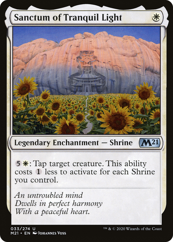 Sanctum of Tranquil Light (M21-033) - Core Set 2021 Foil