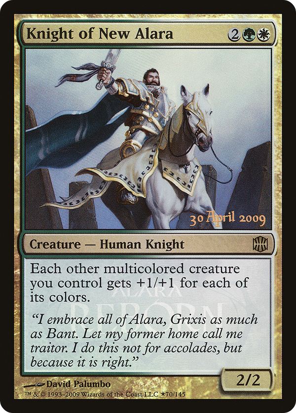 Knight of New Alara (LARP-070) - Alara Reborn Promos Foil