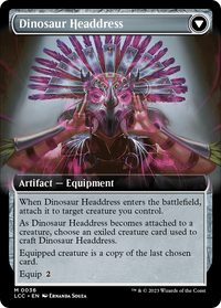 Paleontologist's Pick-Axe (Extended Art) (LCC-036) - The Lost Caverns of Ixalan Commander: (Extended Art) Foil