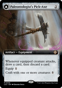 Paleontologist's Pick-Axe (Extended Art) (LCC-036) - The Lost Caverns of Ixalan Commander: (Extended Art)
