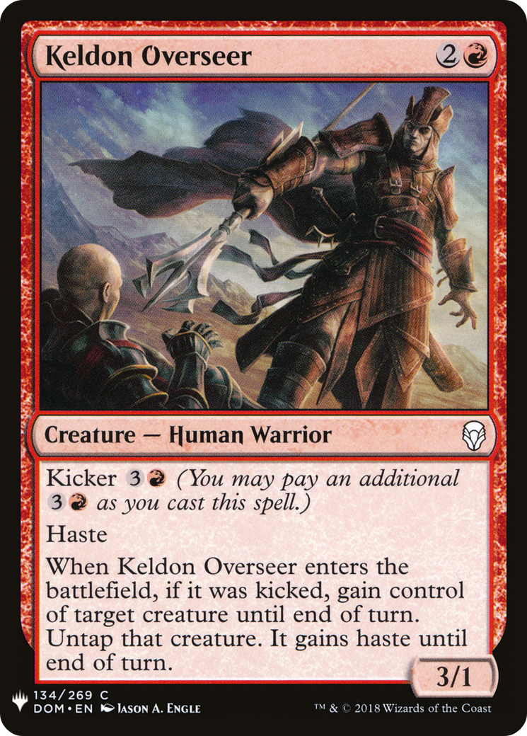 Keldon Overseer (LIST-134) - The List