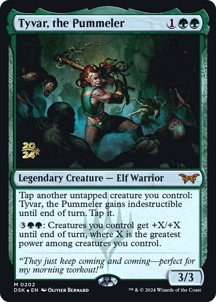 Tyvar, the Pummeler (PRE-202) - Duskmourn: House of Horror Promos Foil