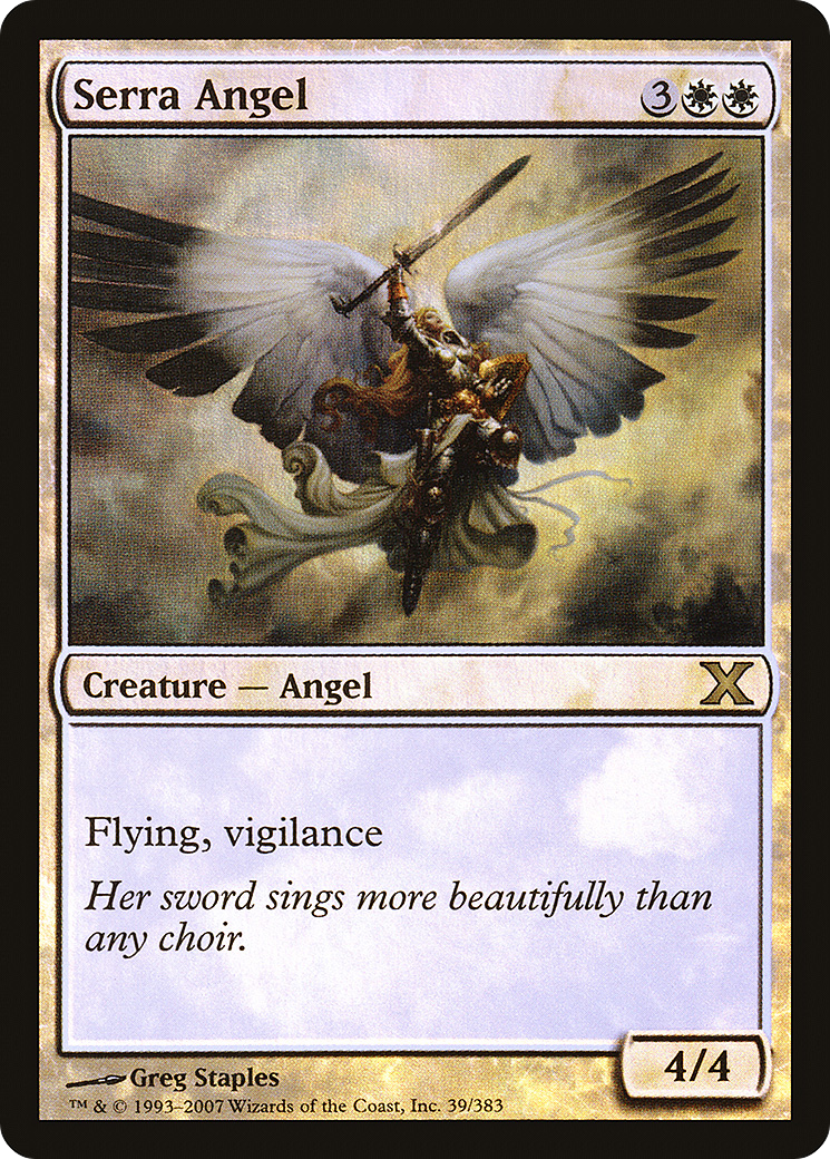 Serra Angel (10E-39★) - Tenth Edition Foil
