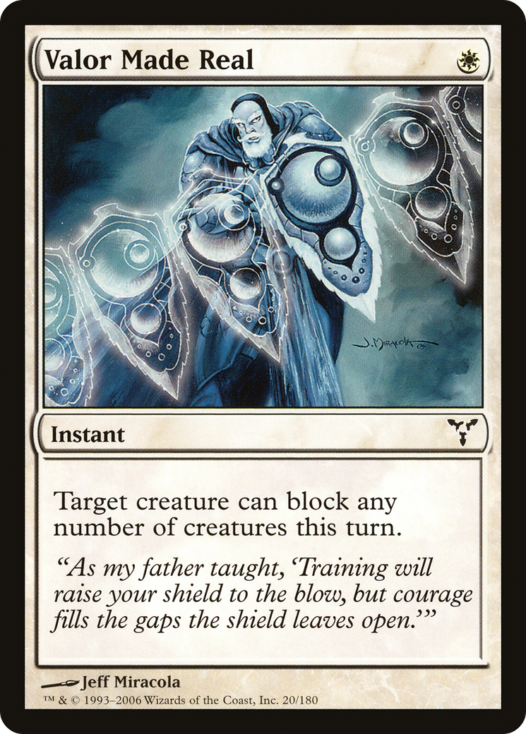 Valor Made Real (DIS-020) - Dissension Foil