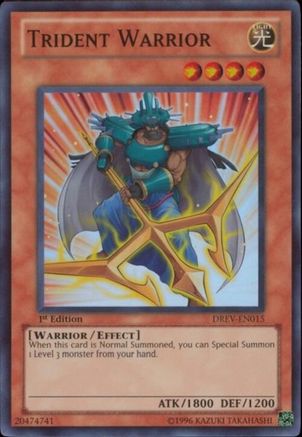 Trident Warrior (DREV-EN015) - Duelist Revolution 1st Edition