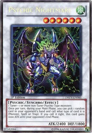 Psychic Nightmare (DREV-EN085) - Duelist Revolution 1st Edition