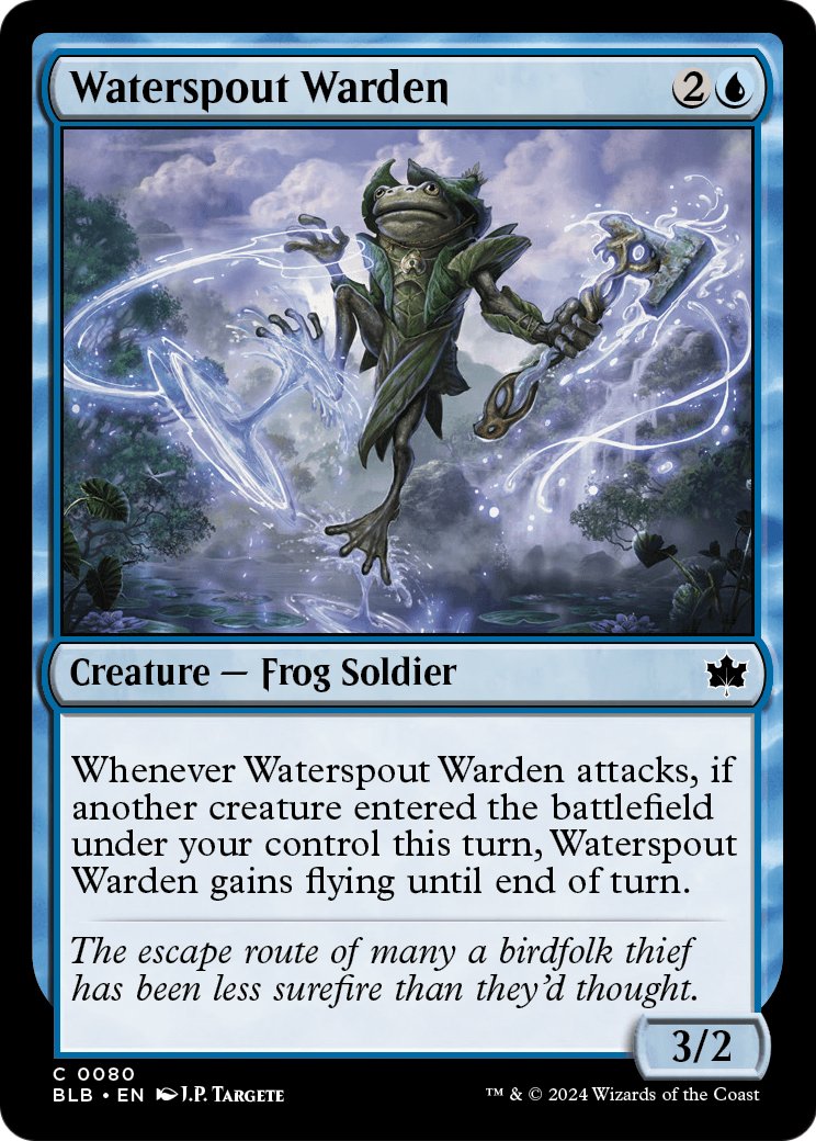 Waterspout Warden (BLB-080) - Bloomburrow