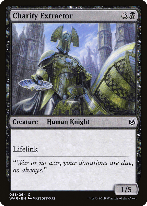 Charity Extractor (WAR-081) - War of the Spark Foil