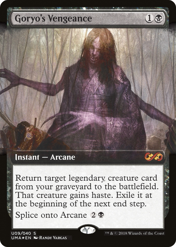 Goryo's Vengeance (UMA:BT-U09) - Ultimate Box Topper: (Extended Art) Foil