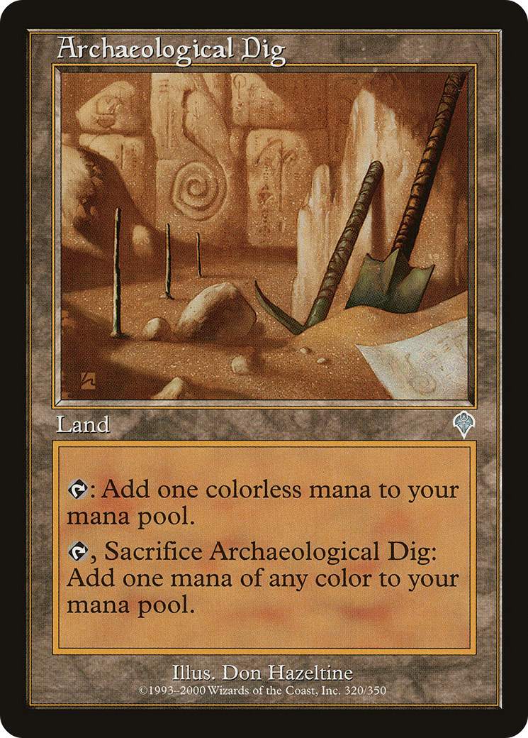 Archaeological Dig (INV-320) - Invasion Foil