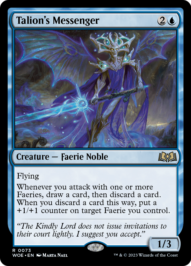 Talion's Messenger (WOE-073) - Wilds of Eldraine Foil