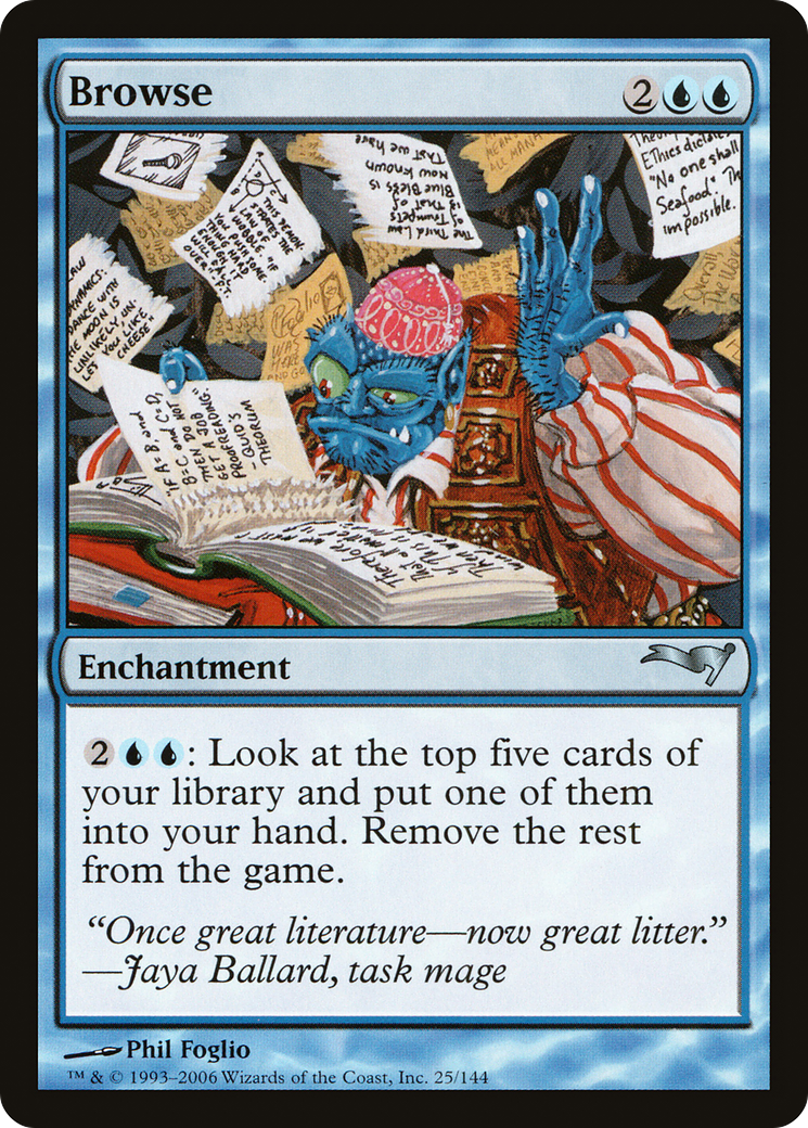 Browse (CTD-025) - Coldsnap Theme Decks