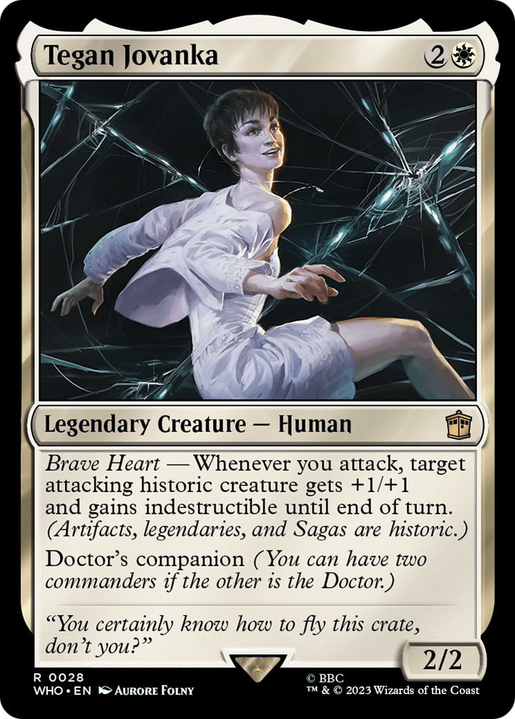 Tegan Jovanka (WHO-028) - Doctor Who Foil