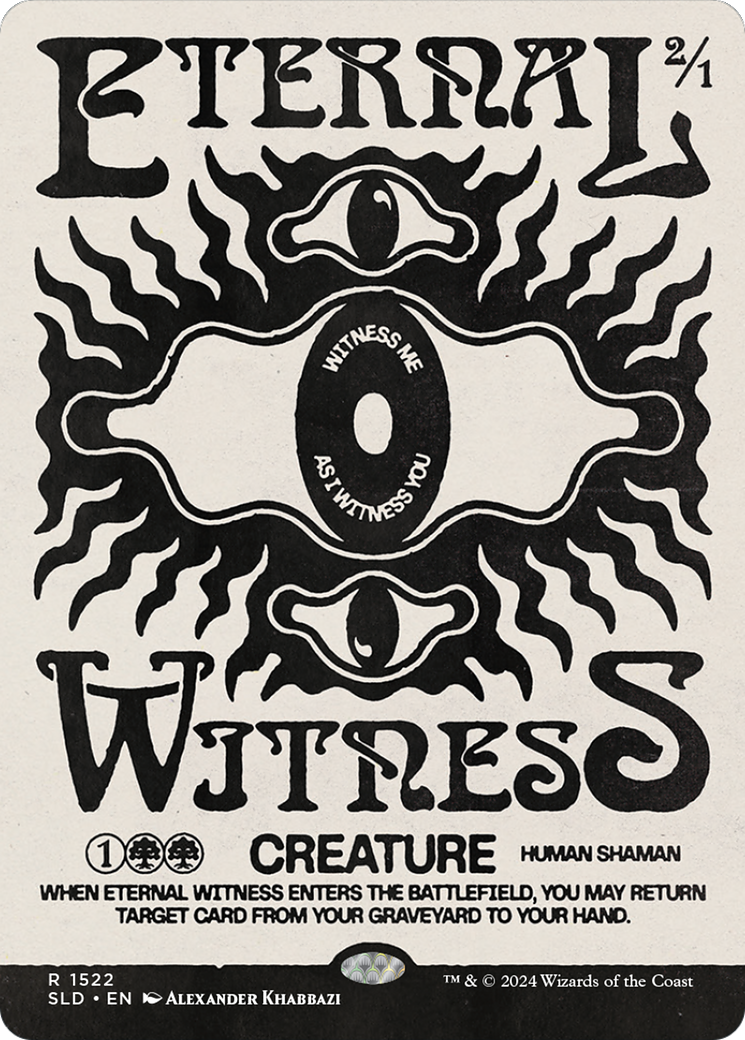 Eternal Witness (1522) (SLD-1522) - Secret Lair Drop (Borderless)